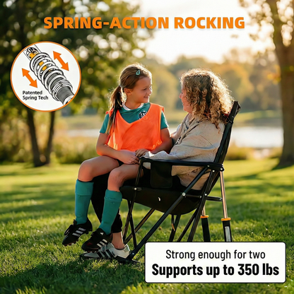 WarmChair™ Premium Foldable Outdoor Rocking Chair - Lightweight & Sturdy for Camping & Patio